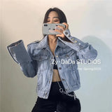 Women Spring Simple All-match Pockets Korean Style Fashion Leisure Casual Comfortable Elegant Long Sleeve Students