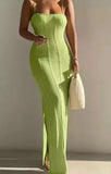 Fongt Knitted Sling Bag Hip Dress