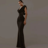 Fongt The Autumn Of 2025, The New Women's Pure Color Temperament Is Elegantly Folded And Collared Dress Women
