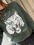 Graphic Sweatshirts for Women Fashion Letter Printed Pullovers Tops 2023 Spring Autumn Loose Sweatshirt Hoodies