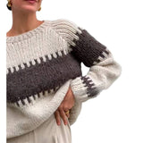 Fongt Korea Chic Autumn And Winter 2025 New Sweater Women's Long-Sleeved Fashion Thicked Knitted Shirt
