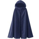 Style, High Quality, Autumn And Winter, New Solid Color, Medium And Long Style Hooded Cloak, Shoulder Cloak-Outfit