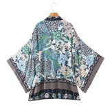 Fongt Phoenix Flower Printed Sweater Women's Cotton Jacket Jacket 0001