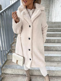 Fongt Autumn And Winter Women's Explosive Hairy Long-Sleeved Collar Women's Plush Tops Long