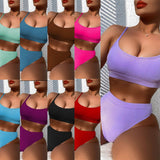 Fongt Outer Single Swimsuit Bikini Ladies Swimsuit Split Bikini QCB178W-Outfit