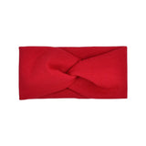 Cute Solid Color Baby Headband For Girls Cotton Twisted Knotted Turban Elastic Hair band Children Headwrap Hair