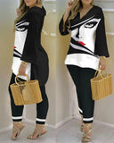 Independent Station New Spring / Summer 2023 Print Fashion 2-Piece Set-Outfit