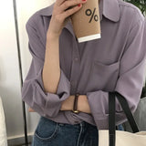 White Shirts for Women Turn-down Collar Solid Female Shirts Plus Size Office Ladies Tops 2021 Spring Summer Blouses