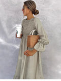 Fongt Women's Spring/Summer Bubble Sleeve Dress Dress New Women's Dress