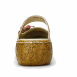 Flower Slippers Genuine Leather Shoes Handmade Slides Flip Flop On The Platform Clogs For Women Woman Slippers Plus