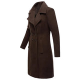Fongt Autumn And Winter New Japanese And Korean Explosion Orders Long Hairs, Women's Coat Multi-Color Multi-Code Coat Double Buckle Eb