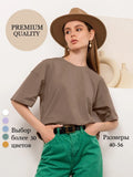 Fongt Spring Summer New Solid Color T-Shirt Women Hot Pure Cotton Short-Sleeved Top Loose