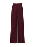 Fongt Famous Yuan Two Sets Of 2025 Autumn New Diamond V-Neck Splicing Mesh Suit High-Waisted Trousers Suit Female