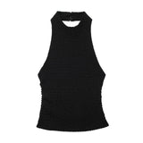 Fongt Hanging Neck Top 5039492 Texture Trousers 5039347 Set