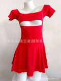 Sex Lingerie Sexy Elastic Tightness Perspective Passion Hollow Pajamas Uniform Temptation Free From The Pyjale Skirt Hot