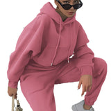 Fongt Hot Autumn And Winter Women's New Leisure Sweat Jacket Sports Suit Women