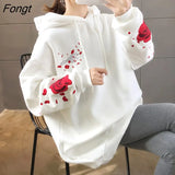 Korean Style Hoodies Women New Loose Sweatshirt Women Plus Size Hoodies Dropshipping designer