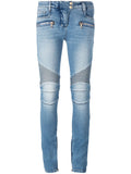STREET Newest 2023 Fashion Designer Pants Women Elastic Denim Classic Motorcycle Biker