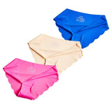 Sexy ladies panties one-piece seamless cotton ice silk underwear female close-fitting elastic breathable ladies briefs