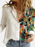 Women Lapel Long Sleeves Single Breasted