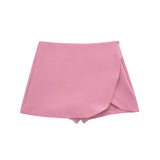 New Autumn Style Solid Color High Waist Shows Thin Fashion Skirt Pants 7385530-Outfit