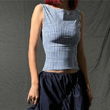 Fongt Summer New Women's Hot Girl Thousand Bird Case Bow Strap Temperament Slim Vest