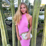 Fongt Explosion Women's Vacation Swimwear Sexy Bag With Naked Back Sling Sweater Knitted