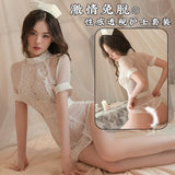 Sleeping-Side Whispering Sexy Lingerie Sexy Teasing Pyjamas Nurse Lace Seduction Uniform
