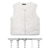 Fongt Women's Clothing 2025 Autumn And Winter New Fashion High-End Environmental Protection Fur Vest