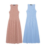 Fongt New Sleeveless-Less-Mocked Flute Dress 3067329