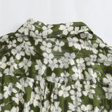 New Flower Print Loose Casual Shirt 2758900-Outfit