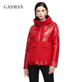 2022 Designer Spring Warm Cotton parka Women Coat Short fashion casual Stand-up Collar hooded Women's Autumn jacket