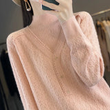 Fongt Care Fine Wicked Striped Collar Long-Sleeved Shirt Women's Autumn And Winter New Overlays Thick Shirt Coat Top