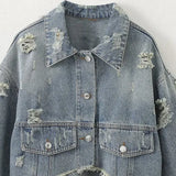 Fongt Homemade New Women's Classic Stylish Denim Short Jacket Coat 8197295
