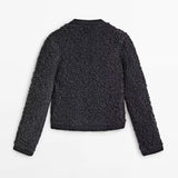 Fongt Women's New 3 Color Button Wool Yarn Knitted Cardigan 2822-Outfit
