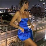 Backless Cross Bandage Bodycon Party