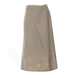 Fongt Spring And Summer New Intention Graffiti Hot Loose Version Of The Suit + Half Skirt Two-Piece Set Female 1779