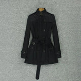 Style Short Trench Autumn New Self-cultivation Temperament Women's CoatPop Paragraph Dust