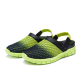 Summer Beach Sandals Men And Women Clogs Shoes Beach Slippers Mesh Breathable Men Slippers Sandals Couple Zapatos Hombre-Outfit