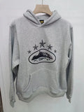Five-Star Ship Printing Loose Hooded Hoodie Street Sports And Leisure Suit Trend-Outfit
