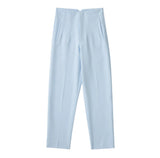 Fongt And Summer 2025 New Fashion Multi-Color Pendant High-Waisted Halon Casual Suit Pants