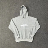 Five-Star Ship Printing Loose Hooded Hoodie Street Sports And Leisure Suit Trend-Outfit