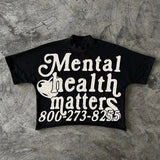 Fongt New Short-Sleeved MENTAL Cotton T-Shirt Fashion Collar Collar Blouse