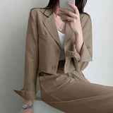 Fongt And Autumn Small Suit Women 2025 New Short Suit Korean Small Korean Version Of The Suit Women