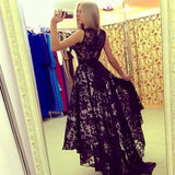 Summer Dress Sleeveless Chest-Wrapped Asymmetrical Hem Dovetail Slim Sexy Dress-Outfit