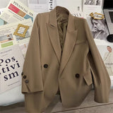 Fongt 2024 New Retro British Style Casual Versatile Small Suit-Outfit