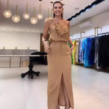 Fongt Summer New Style Light Luxury Premium Decal Sling Dress Two Sets For Women-Outfit