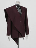 Fongt 2025 Autumn And Winter New High-End Oscarb Shawl With A Buckle Suit Jacket Women's