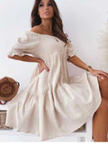 Sleeve Solid Loose Mini