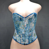 Fongt Buckle Short Tectorial Corset Monet Oil Painting Hottie Fish Bone Abdominal Boobs Boobs Boobs